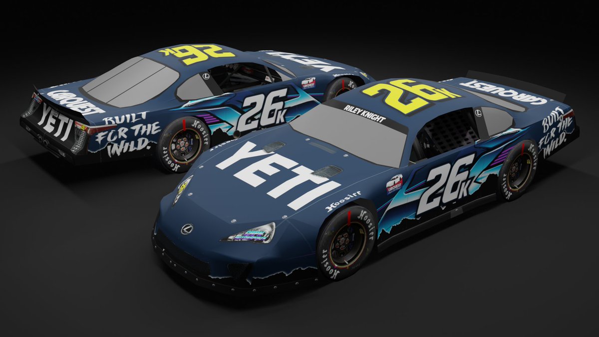 CapnMotorsports's tweet photo. Here is William's new @YETICoolers scheme for the first season of the POG Carquest SLM Series!

Designed by: @Capn_Designs

#POGCQSLM https://t.co/sNPKQjeyC4