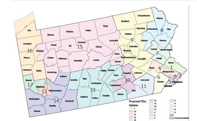 StephenJ_Caruso's tweet photo. NEWS: In a 4-3 decision, the Pennsylvania Supreme Court has picked the Carter plan as the commonwealth's new congressional map. More TK. https://t.co/lFtajvkSv1