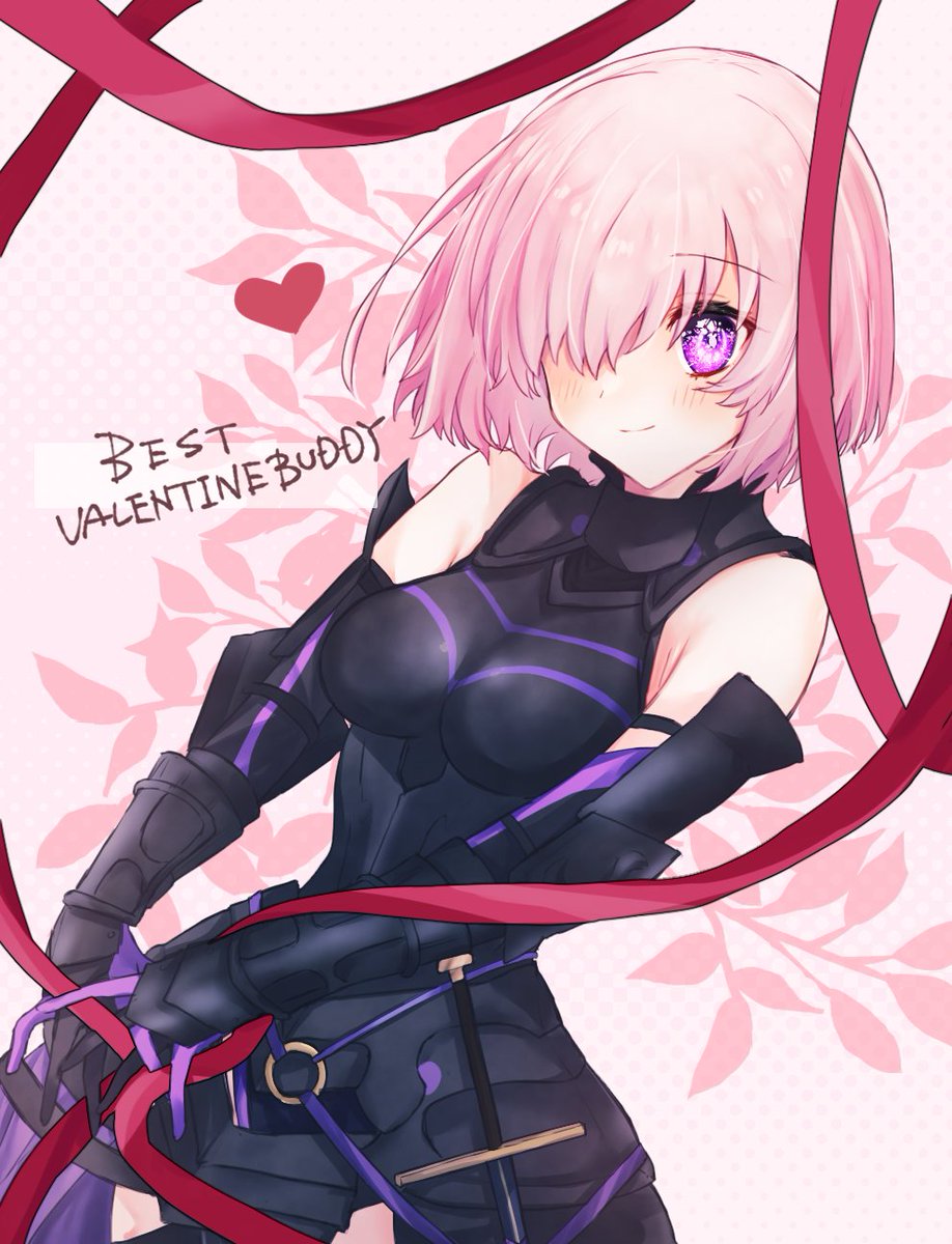 マシュ・キリエライト(Fate) 「MY BEST BUDDY💜💝 #FGO 」|はるかっぱのイラスト