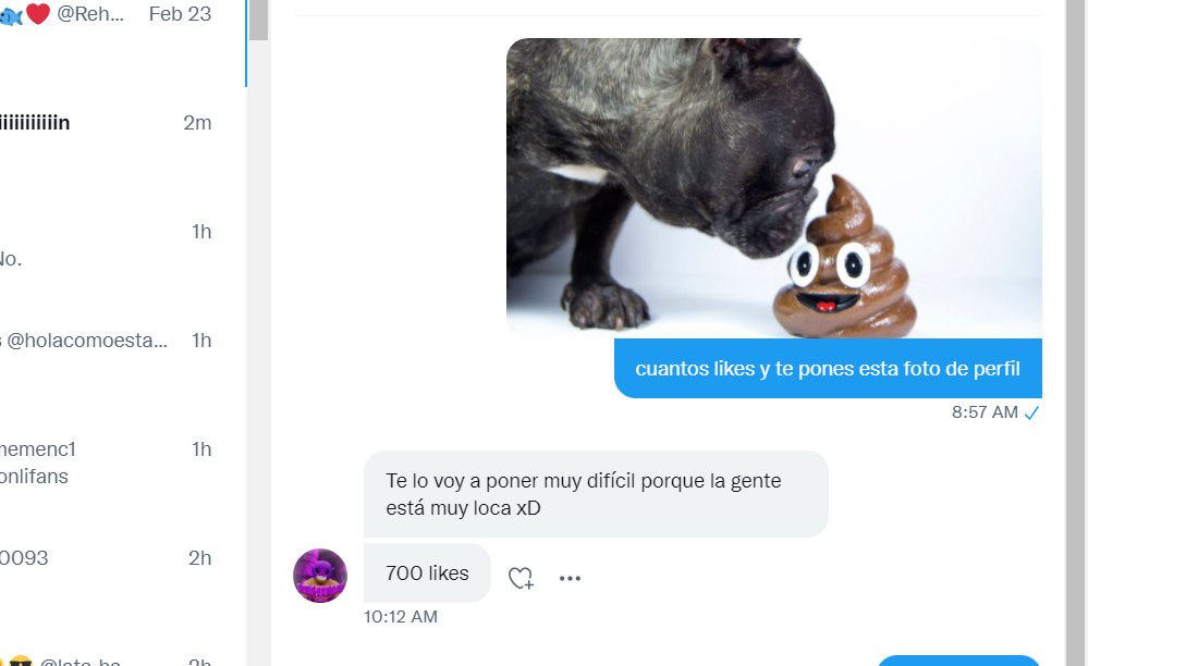 Danielnshs's tweet image. anda 700 likes y @Rehinal1 se pone esta foto de perfil