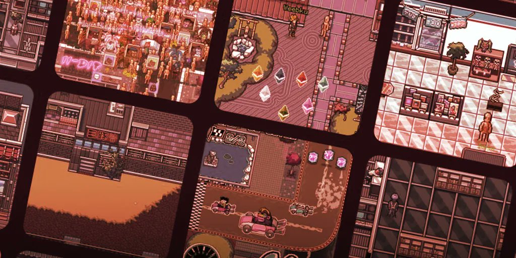MelborOfMars's tweet photo. With a unique, #SuperNintendo-inspired retro look, #WorldwideWebb has seen surging demand for digital NFT locales.

Rising #Metaverse Game Pairs #Ethereum #NFTs With Retro #16Bit Look - Decrypt https://t.co/Sr2AgLpVMJ https://t.co/eOKCpOXTvo