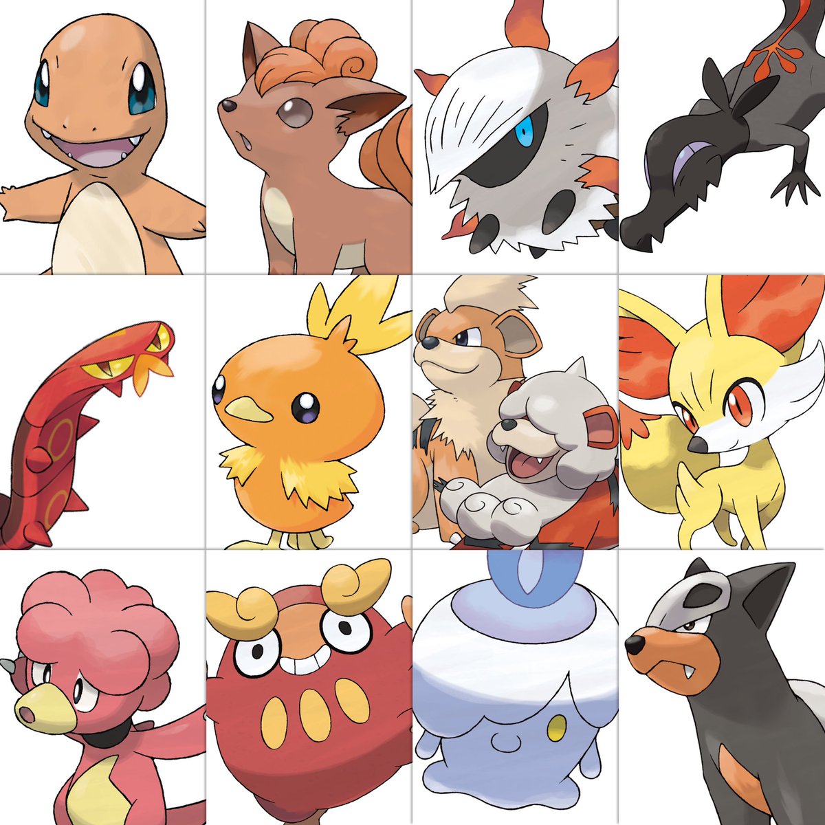 all fire pokemon with names