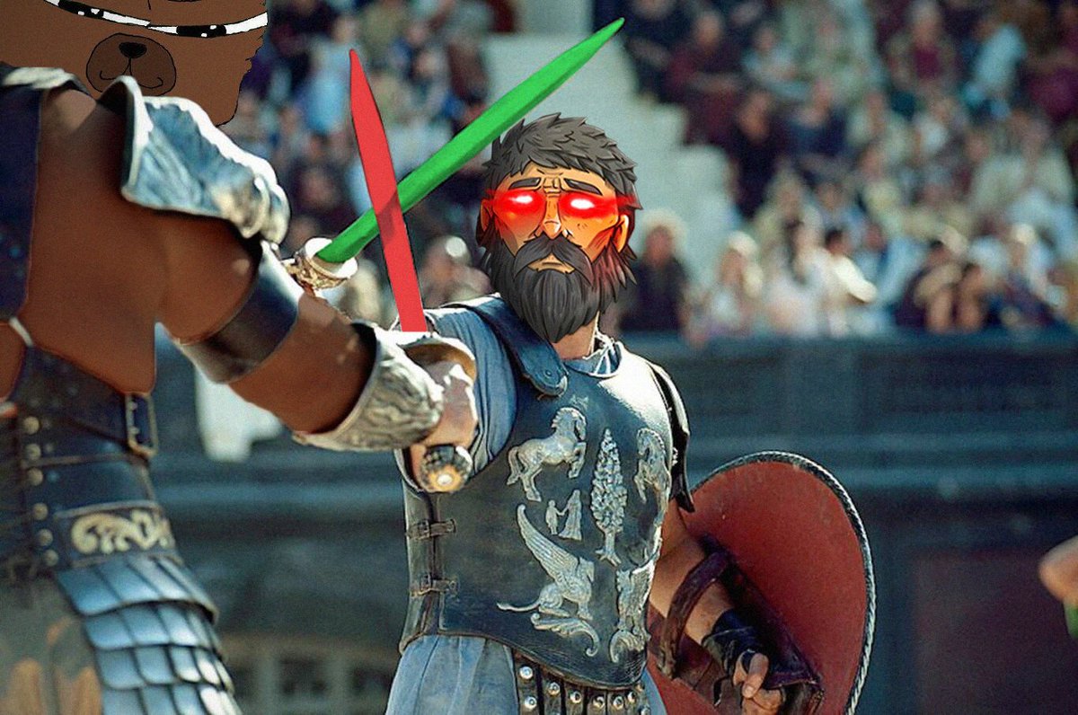 babaxmemes's tweet photo. Emin and #AVAX C-Chan are trying to defeat The Matrix.
Wolfy is in South America hunting local FUD.
@DefiGladiators is fighting Bobo in Rome.

How are you fighting the bear market Avanger? https://t.co/ekQf5WcYJk
