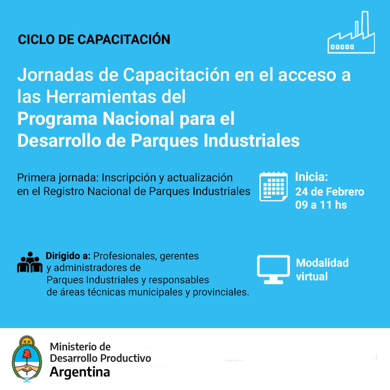 gimenezmpilar's tweet photo. Queremos invitarte a participar de este encuentro virtual que enriquecerá el trabajo que hacemos todos los días por los Parques Industriales. 

Dos jornadas que nos permitirán entender las herramientas del Programa, compartir experiencias y evacuar dudas. 👇 https://t.co/k5IIJXLvP0