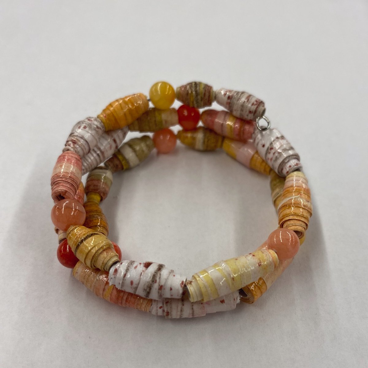cfisherHDHS's tweet photo. Paper Bead Bracelets in Crafts #hdhspride https://t.co/hZa6sEpFk3