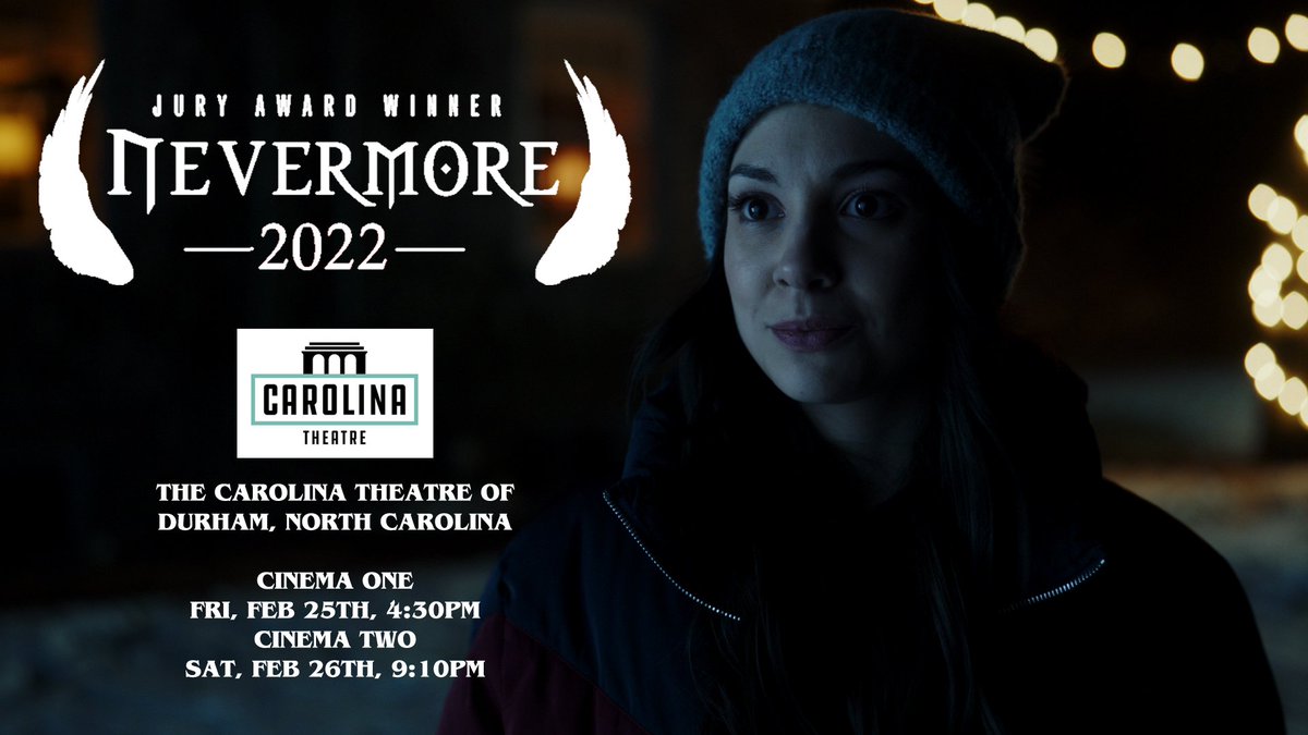 thelastxmasfilm's tweet photo. Just 2 more sleeps until Santa and the Elves land in Durham, North Carolina for the 23rd edition of the infamous @NevermoreFF
@CarolinaDurham, Feb 25th - 27th & Online, Feb 25th - March 3rd.
https://t.co/Ya31oZijbF...
#TLC #nevermoreff #HorrorMovies #FilmFestival #shortfilm https://t.co/FNaffqPolY