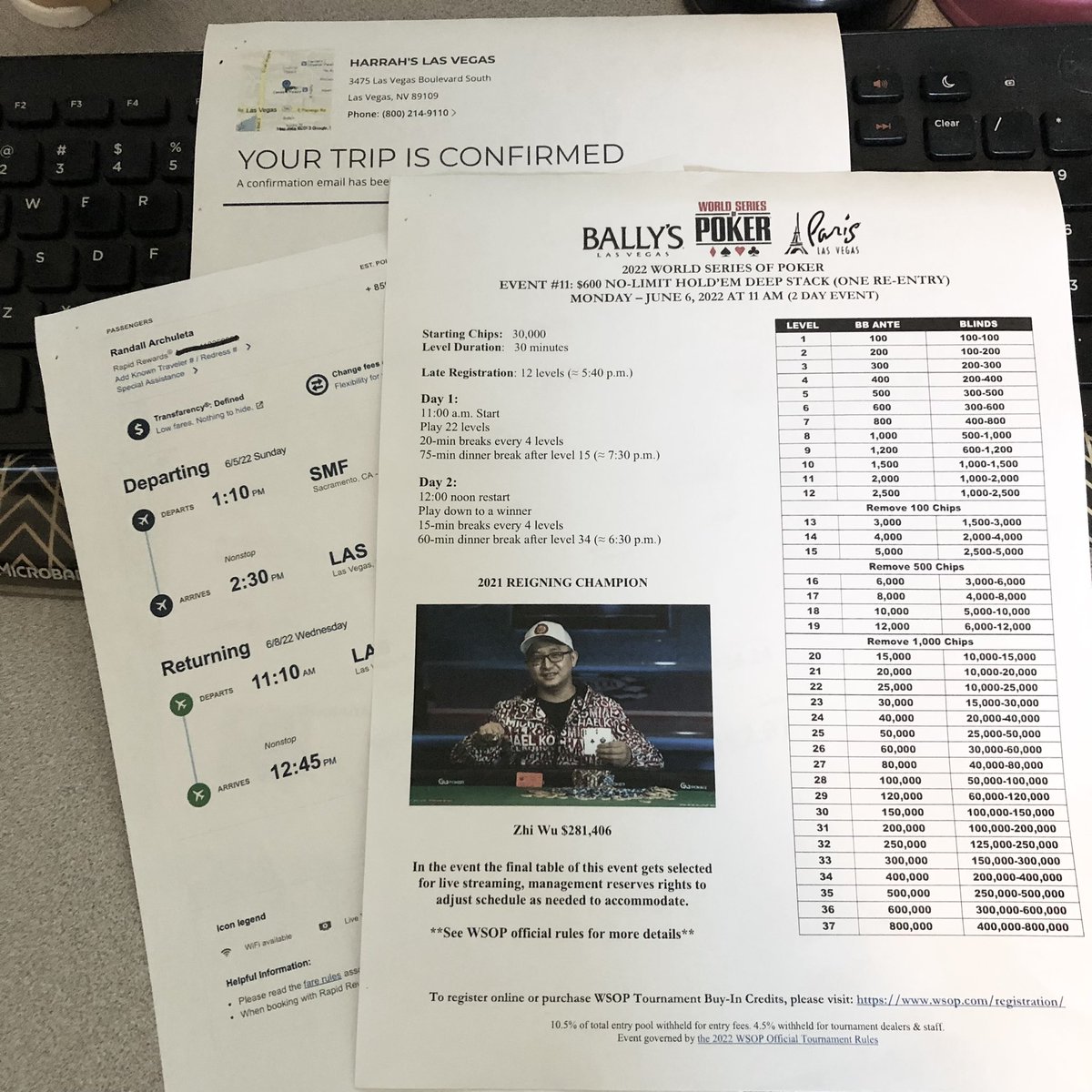 Thanks for the schedule release <a href="/WSOP/">WSOP - World Series of Poker</a>  I just booked my first trip of the summer Deepstack Event #11 Las Vegas here I come ♣️♦️♠️♥️🍀🤞🏼🤑