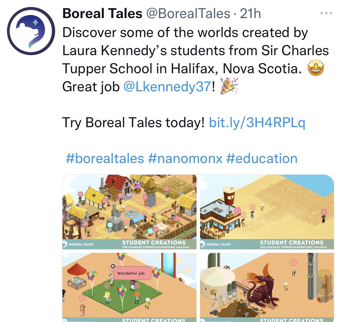 Lkennedy37's tweet photo. When you realize your work 'made the reel' TY @BorealTales for highlighting these creative writers, makers &amp; thinkers. @HRCE_NS @HRCE_NS https://t.co/NClQr7HmVx