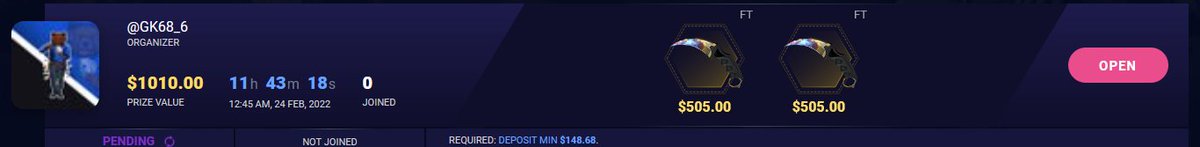 GK68 (@gk68_6) on Twitter photo 🥳New $1k+<a href="/DaddyskinsCSGO/">DaddySkins</a> Giveaway is up!
🏆2 winners🏆
🔰2x Karambit Case Hardened (FT) $505 Each🔰
daddycrypto.com/giveaway/WWnAh…
daddycrypto.com/promo-code/GK68
✅Rt+tag1 to win $10
💰Win $100 if you tag someone that wins💰
⏰Rolls in ❗️11 hours❗️⏰ 🥳New $1k+<a href="/DaddyskinsCSGO/">DaddySkins</a> Giveaway is up!
🏆2 winners🏆
🔰2x Karambit Case Hardened (FT) $505 Each🔰
daddycrypto.com/giveaway/WWnAh…
daddycrypto.com/promo-code/GK68
✅Rt+tag1 to win $10
💰Win $100 if you tag someone that wins💰
⏰Rolls in ❗️11 hours❗️⏰