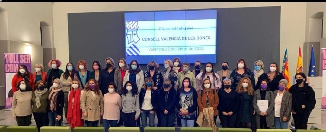 apaiomh's tweet photo. Muy orgullosas de que @apaiomh
sea parte del Consell de Dones de la Comunidad Valenciana. Mucho en lo que trabajar. ¡Adelante! https://t.co/xO0JemePbQ