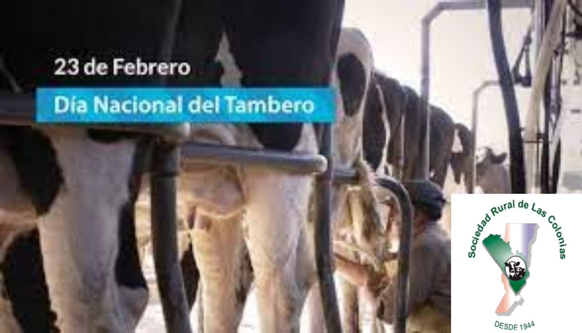 Hoy 23 de Febrero se conmemora el Día del Tambero en nuestro país. 
La fecha fue dispuesta a través del Decreto N 3192 del 3 de abril de 1968 por el Ministerio de Asuntos Agrarios de la Provincia de Buenos Aires.