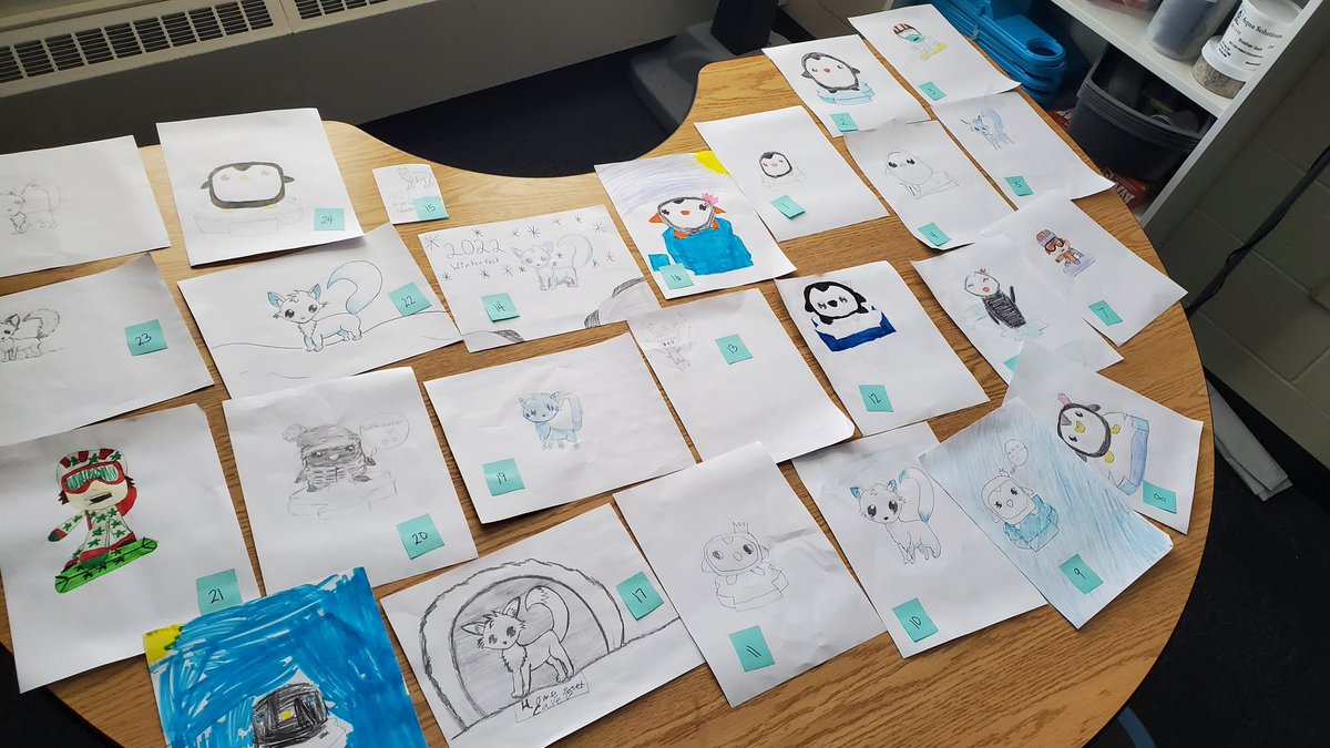SparkSprunk's tweet photo. So, even though Mother Nature didn't cooperate, PV Winterfest was still a hit! Artic homes, directed draw, and build a snowman relay followed by a movie and cocoa! #LearningIsDifferentHere #ETlearningignitED https://t.co/kDVbd3FWrM