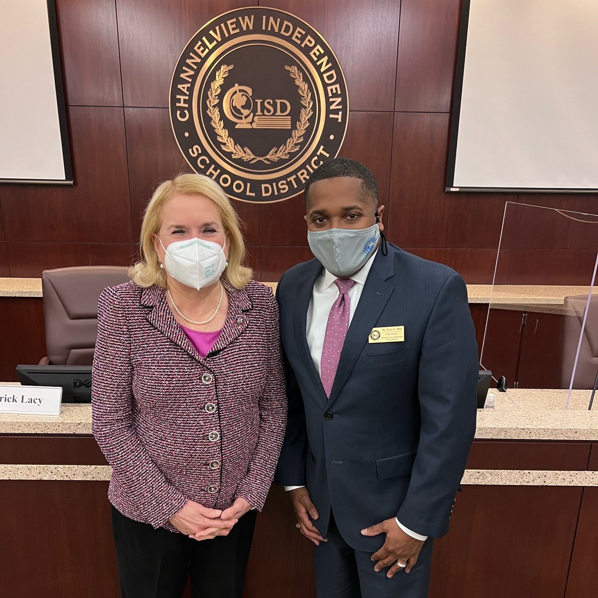 Rep. Sylvia Garcia (@repsylviagarcia) on Twitter photo Great to welcome Dr. Tory C. Bill to <a href="/ChannelviewISD/">Channelview Independent School District</a> -- especially during national #PublicSchoolsWeek.
The district is in good hands! Great to welcome Dr. Tory C. Bill to <a href="/ChannelviewISD/">Channelview Independent School District</a> -- especially during national #PublicSchoolsWeek.
The district is in good hands!