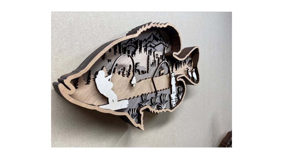SolutionHub2's tweet photo. Excited to share the latest addition to my #etsy shop: Wooden Ornament Creative FISH, 3D Wooden Carving Decoration, Hand Carved, Cutout Ornament, Coyote Baby Shower Gift, Totem Boho Decoration https://t.co/UDZqD8Kdce #brown #fishwoodwallart #woodart #naturenaturalwood https://t.co/PHRqdeIAd0