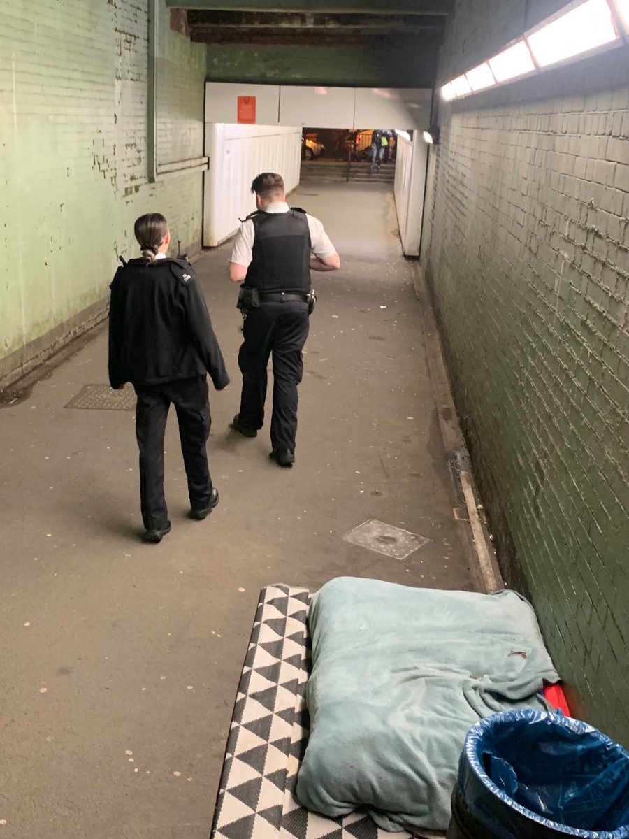 MPSPerryVale's tweet photo. #Sgt James, #PCLucy and #SCJames @MPSSpecials out and about in Perry Vale. It appears that Claire, our homeless lady has been housed which is good news.Hopefully she’ll receive more help and support #PCSOAndrea https://t.co/11mwtbXV9j