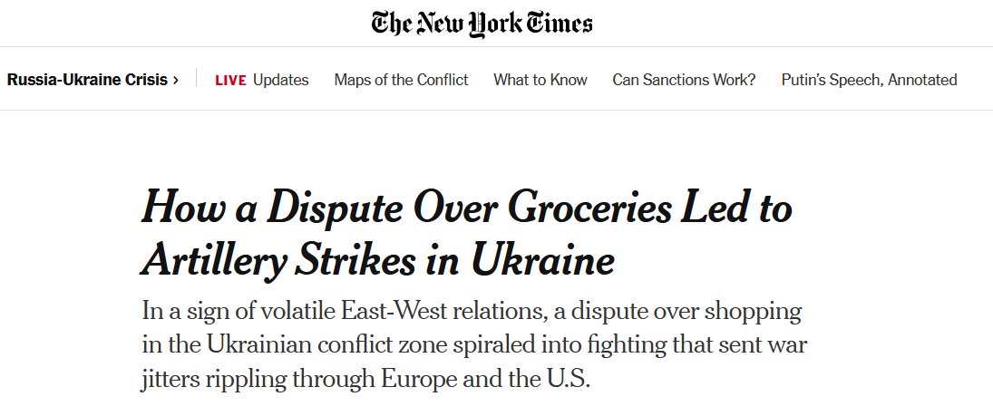 StockCats_2009's tweet photo. apparently grocery stores are responsible for both inflation and the crisis in Ukraine https://t.co/yqbweWYQp1