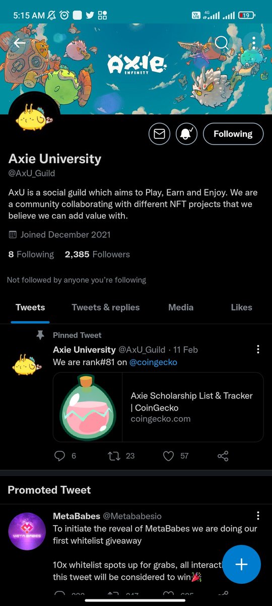 Bosscripito1's tweet photo. @AxU_Guild Pls 🙏🙏🙏😘😘 https://t.co/EyjsGfwZjM