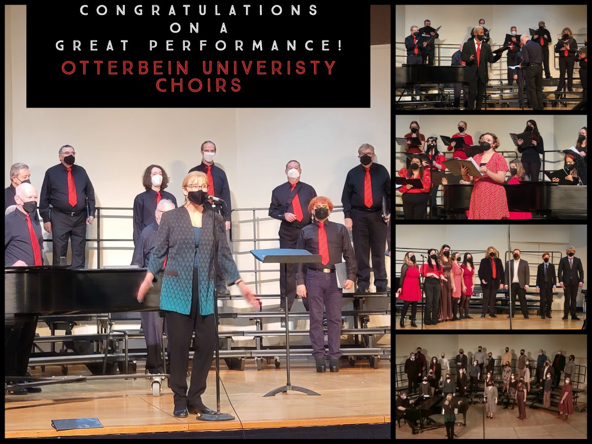 otterchoirs's tweet photo. Congratulations to Otterbein University's Choral department on a great concert Sunday night!  It was the first time in over two years that we were able to safely return home to present a concert in Riley auditorium and it felt great!  Stay tuned and Follow us for exciting updates https://t.co/9MS0fVp1Ic
