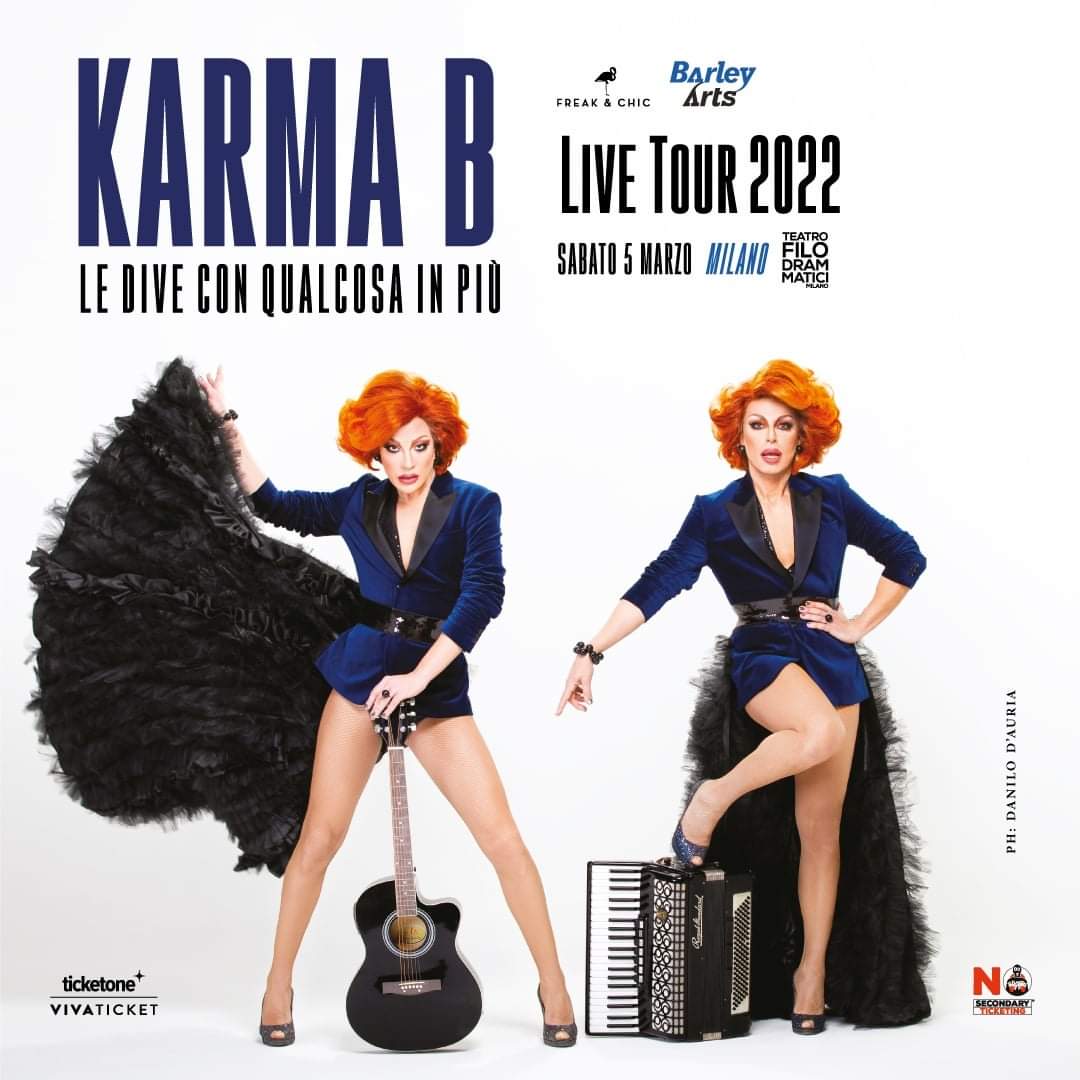 raffacarra's tweet photo. Inizia il grande tour @KarmaBofficial per ricordare le piu' grandi Dive, naturalmente ci sara' anche un momento tutto #carrà.
#milano #pisa #napoli 
#raffaellacarrà #icon #RaffaellaCarrà
⬇️⬇️ 
https://t.co/StUUYiCpyy https://t.co/wkjbMrfw3w