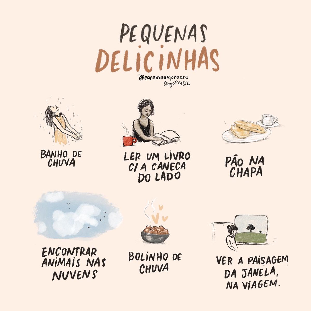 cafemeexpresso's tweet photo. Delicinhas 🧡 e vcs qual delas mais gostam?
#frases #café #ilustracao https://t.co/84wBqjJlcg