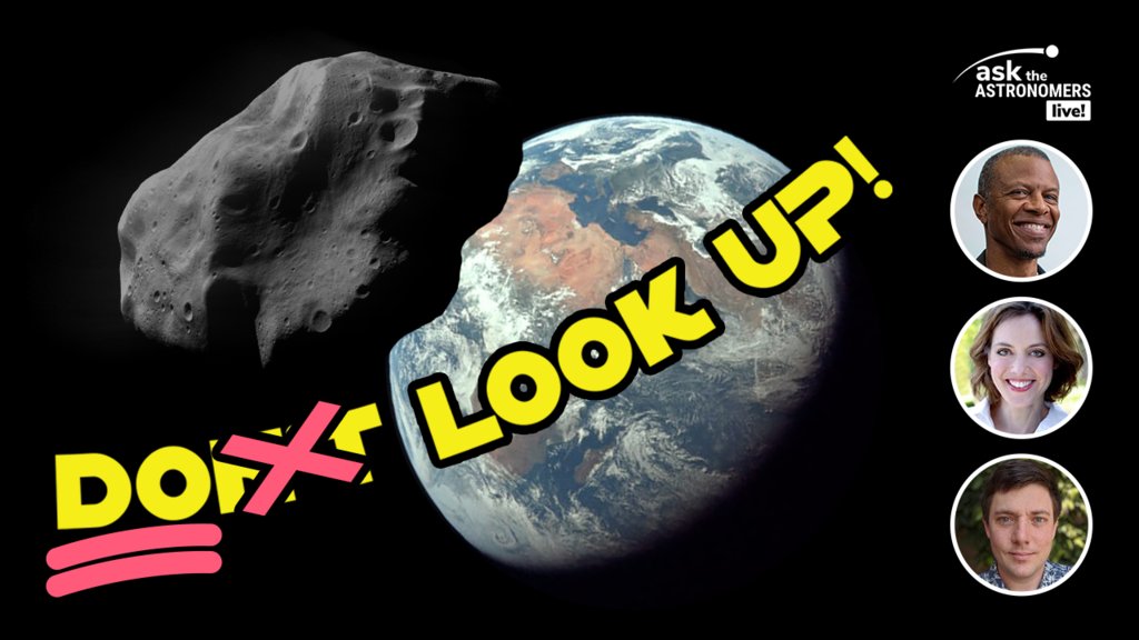 Cool_Cosmos's tweet photo. Yes, DO look up! February's #AskTheAstronomersLive features @AmyMainzer, science consultant for @dontlookupfilm, and @JoeMasiero, Deputy PI for the NEOWISE mission, which tracks Near-Earth Objects (NEOs). Join them with host @phillamarr 3:15p PT Feb. 24. https://t.co/yyl68oGvTD https://t.co/YsTFcteDg1