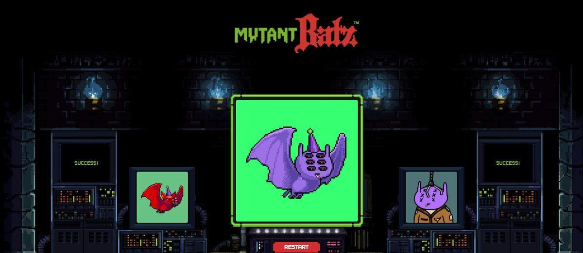 So Hyped to finally have this masterpiece! Been here since the beginning and cant wait to try and find those Ancient Batz next! Thanks again to <a href="/CryptoBatzNFT/">CryptoBatz</a> and <a href="/alienfrens/">alien frens</a> for this epic Collab 🦾🙌👏