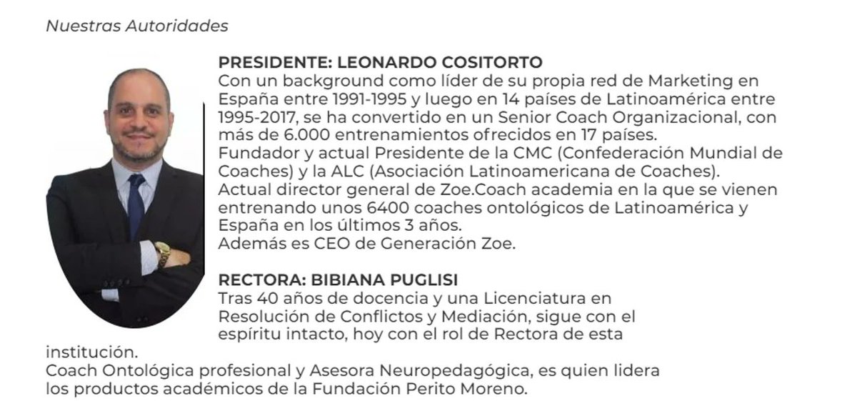 CesarTo45940550's tweet photo. @BetoMendeleiev_ https://t.co/Hr6LuEeIaz

Zoe, política, los mismos nombres de siempre; Leonardo Cositorto, Bibiana Puglisi (coach ontológica ex rectora IFPM), Gaby Gonzáles, Sebastián Neuspiller... https://t.co/yMvHui3x1g