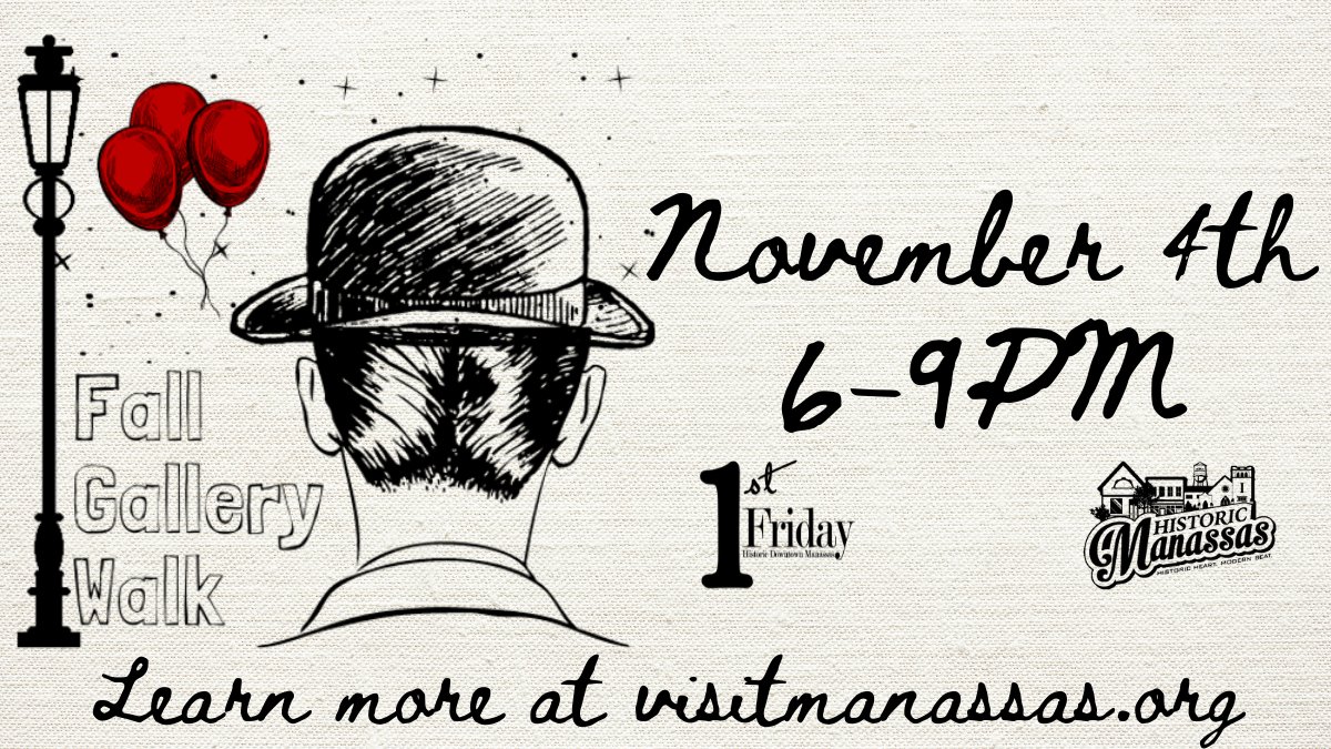 visitmanassas's tweet photo. Next Week! Support local artists during our Fall Gallery Walk 😁 https://t.co/ArhPr0N1EO