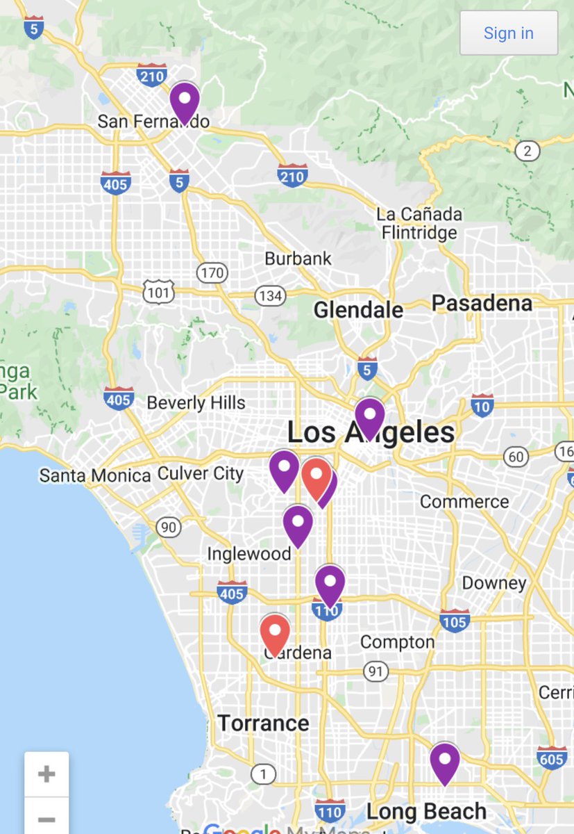 Temperatures are plummeting to 36 degrees tonight. We made a map of winter shelters. There are a total of 358 total winter shelter beds for over 60,000 people.

google.com/maps/d/edit?mi…
