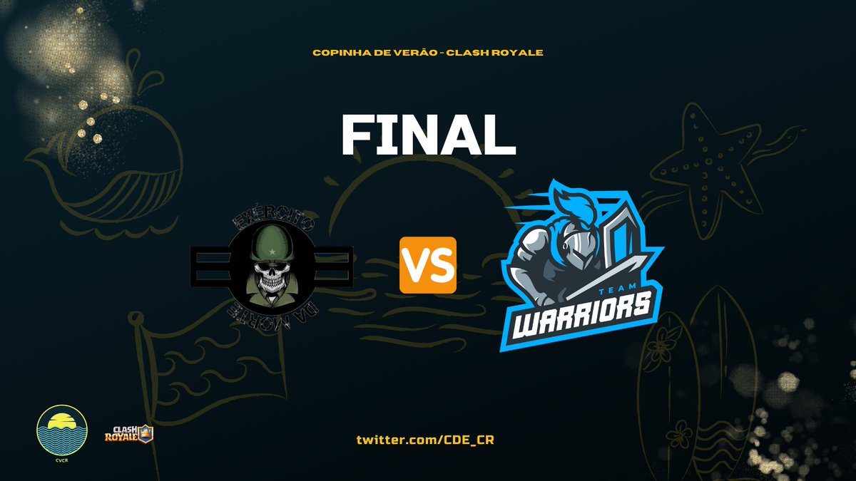 CDE - Circuito das Estações (@cde_cr) on Twitter photo Foi aqui que pediram o anúncio da FINAL? 😎
Num jogo que promete, teremos a GRANDE FINAL da CVCR ☀️ entre <a href="/EDM_OFC/">Exército Da Morte</a> e <a href="/WarriorsTeamOFC/">Team Warriors</a> ! 😱
O vencedor vai se juntar ao campeão do Inverno ❄️ <a href="/HebreusTeam/">HeBreus🇧🇷</a> e ao campeão da Primavera 🌸 @IML_LegendsGG na disputa da CDE!
Boa sorte!☀️ Foi aqui que pediram o anúncio da FINAL? 😎
Num jogo que promete, teremos a GRANDE FINAL da CVCR ☀️ entre <a href="/EDM_OFC/">Exército Da Morte</a> e <a href="/WarriorsTeamOFC/">Team Warriors</a> ! 😱
O vencedor vai se juntar ao campeão do Inverno ❄️ <a href="/HebreusTeam/">HeBreus🇧🇷</a> e ao campeão da Primavera 🌸 @IML_LegendsGG na disputa da CDE!
Boa sorte!☀️