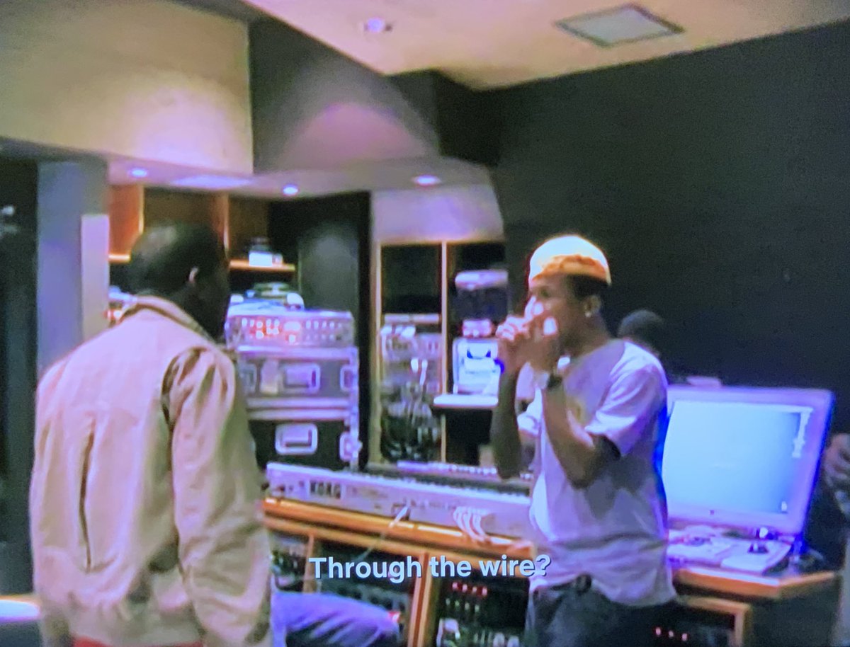 DionneGrant's tweet photo. “You’re one of my favourite artists and I’ve only heard two records. You’re gonna make it. And when you make it, keep the same hunger… When [people] tell you you’re hot, still doubt yourself” - Pharrell to Kanye after listening to “Through The Wire” for the first time #JeenYuhs https://t.co/519zLXnHkA
