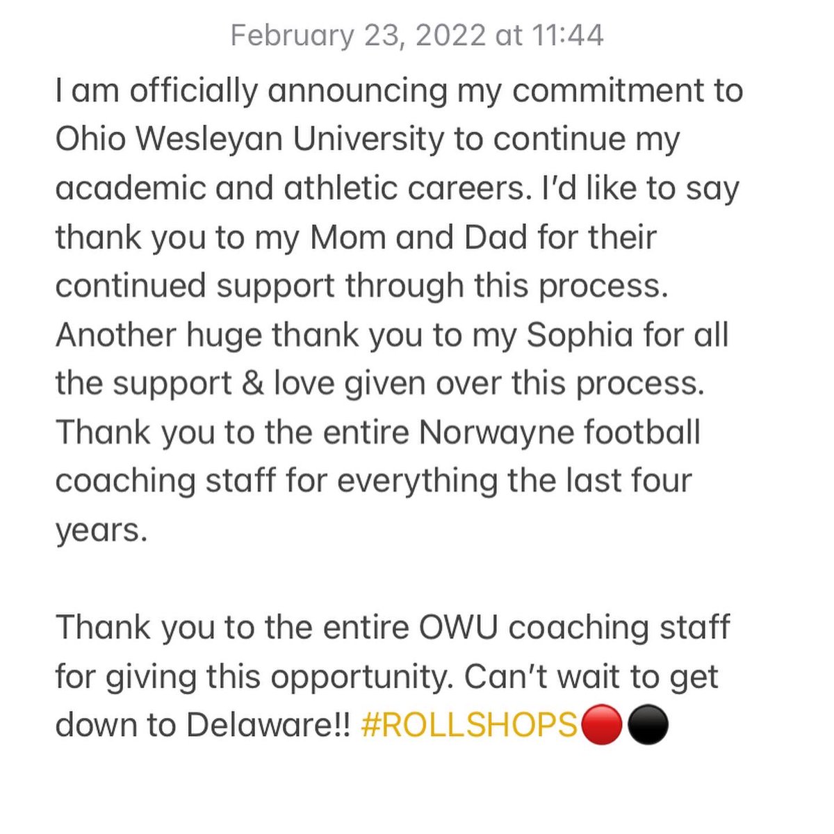 dichler5050's tweet photo. Blessed with this opportunity!!🔴⚫️🔴⚫️ https://t.co/pOLU3yHFCq
