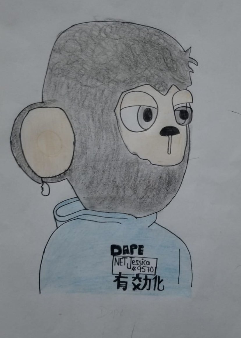 NFTJessicaa's tweet photo. @dapenft  @SerpentAU  @amritdape another beautiful Fan art I made for my beloved DAPE fam 💜 https://t.co/gLmgRJaTt5