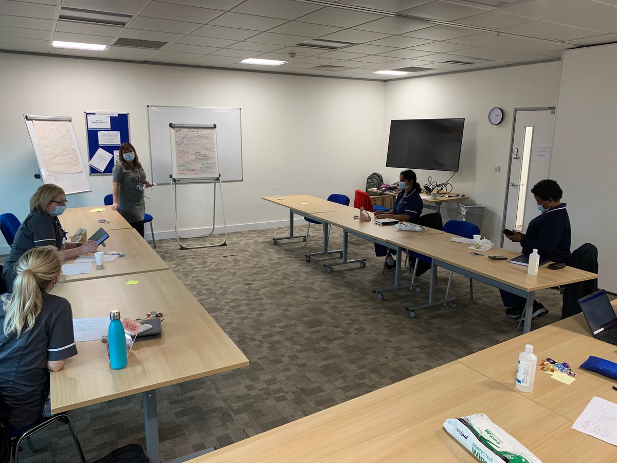hillingdondns's tweet photo. @Kimrice91687664 @Bmat111 @HhcpCare @TheQNI Just a snap shot of one of our workshops with the lovely Synergy GCMs and CCs...great participation from all - looking forward to future CCT development! https://t.co/nfY4ayUCu6