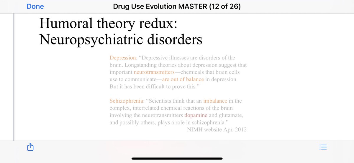 RouletteCasey's tweet photo. @eric_shattuck Humoral theory never left, it just moved to psychiatry where humors were replaced with neurotransmitters https://t.co/dlbxU95jYB