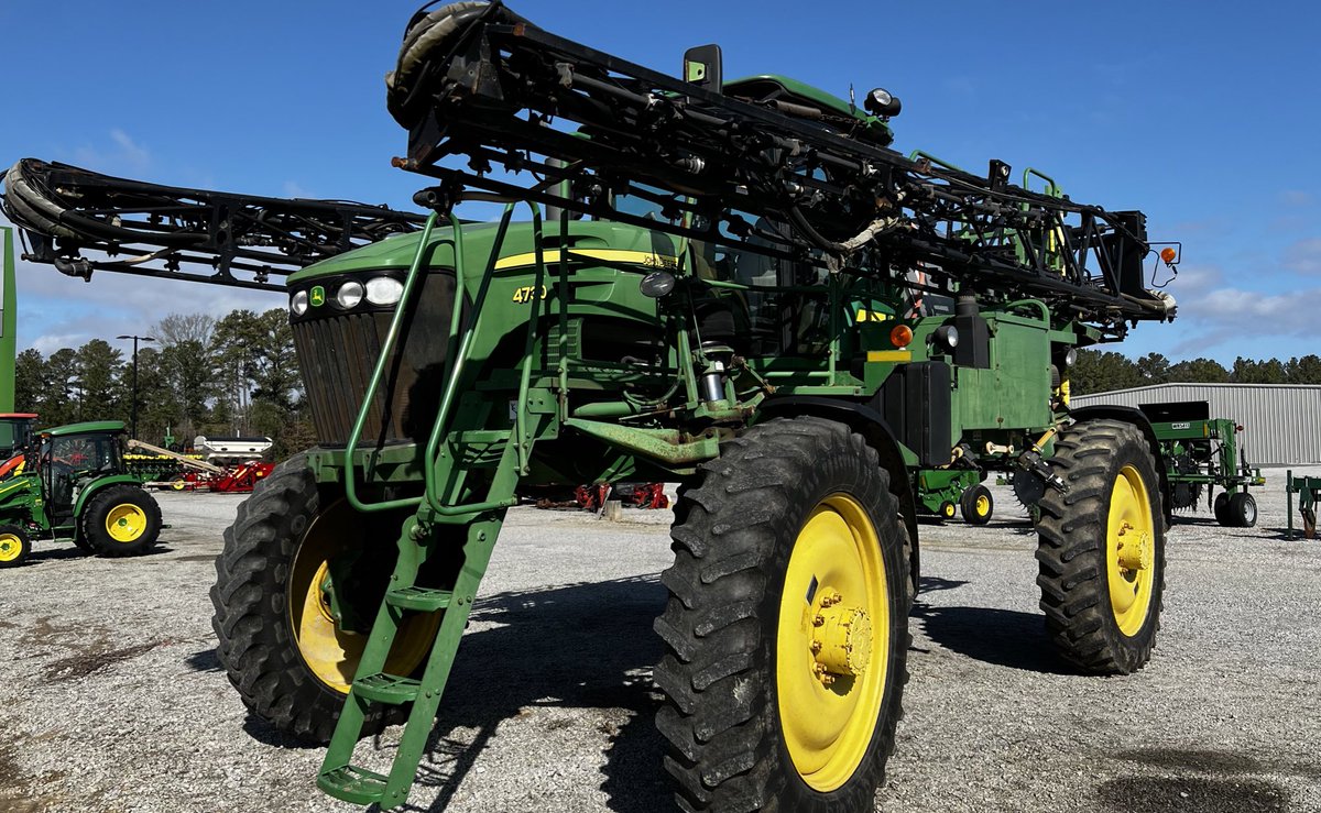 PrecisionAgGabe's tweet photo. 4730 Sprayer 90’ boom 800 gallon SS tank with 2,500 hours. $120k. Good Unit from good people. https://t.co/w1kvciugle