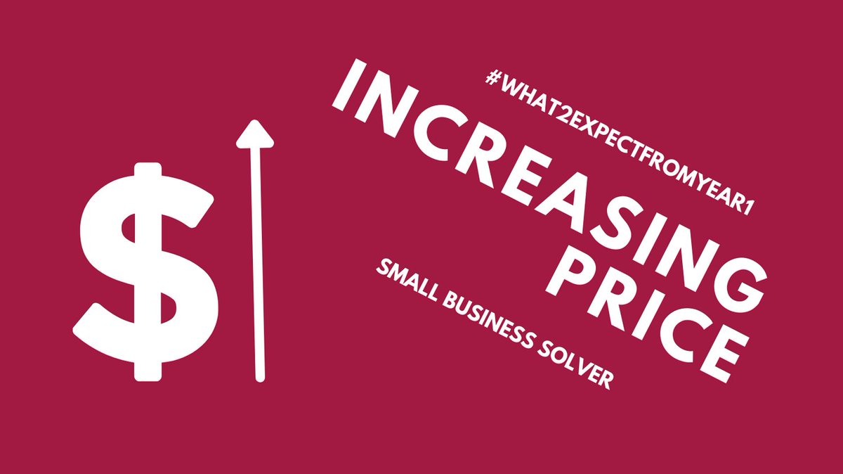 BusinessSolver's tweet image. Defending a price increase to your existing customers is complicated! Be sure that you&apos;re doing it well, and with tact. bit.ly/2Q3fgMD #SmallBusinessSolver #What2ExpectFromYearOne