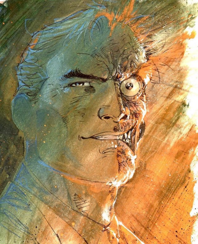 whipbogard's tweet photo. This Jim Lee’s Harvey hhHhHHHHhhh I’d like to see him brawling with Tommy please :loveshy: https://t.co/01rYe85WeV