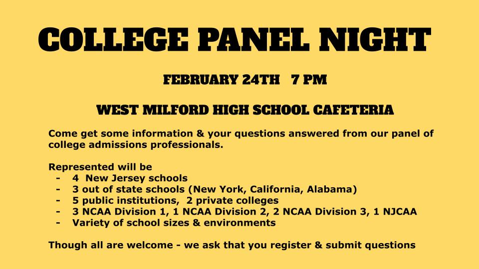 Tomorrow night!  Please let us know you are coming by filling out the RSVP form (forms.gle/CPCv3VvwcWED5q…).   It's going to be a great informative evening! 
 <a href="/WMTHSPrincipal/">WMTHS Principal</a> <a href="/daniel_novak_WM/">Daniel Novak</a> <a href="/HighlanderHerd/">The Herd™</a> <a href="/WMHSStudCo/">WMHS Student Council</a>