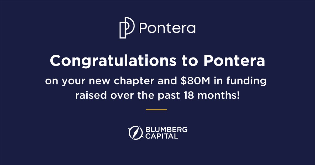 Congratulations to <a href="/Pontera/">Pontera</a> on raising $80M in funding over the past 18 months! We’re excited to work alongside your team as you double down on your mission to help people achieve a better retirement. bit.ly/3H8VIyN