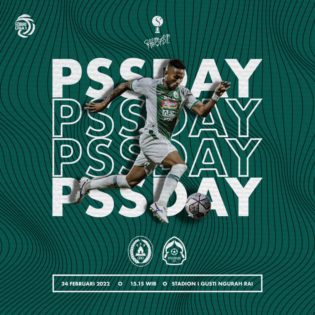 Percaya diri waktu pegang bola, akurat dalam memberi umpan, kuat ketika duel, dan tajam saat mendapat peluang. Berlarilah tanpa lelah, buktikan kamu punya mental bertanding yang hebat!

Lanjutkan tren kemenangan, kami percaya <a href="/PSSleman/">PSS</a> ✊ #PSSday #PSSday #PSSday