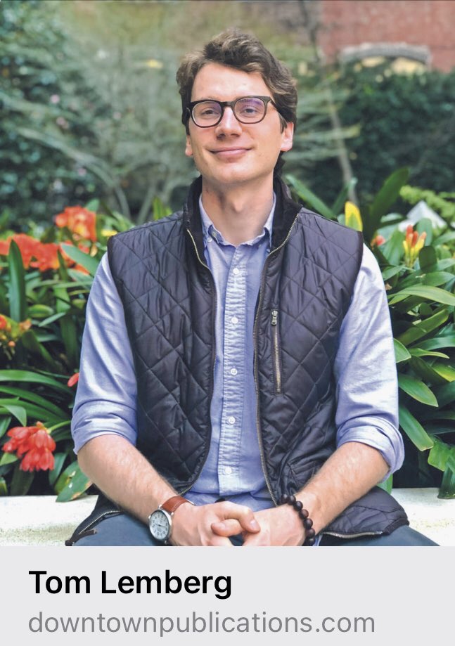 BConnollyCCC's tweet photo. My son Tom Lemberg was featured in DOWNTOWN PUBLICATIONS. Tom is an example of how education matters. In the article he talks about how his education has helped him as the founder of Curebase. 

https://t.co/iEL6acBw73

#Decentralizedclinicaltrials #education #Harvard #Cranbrook https://t.co/Un2fNu9NaF