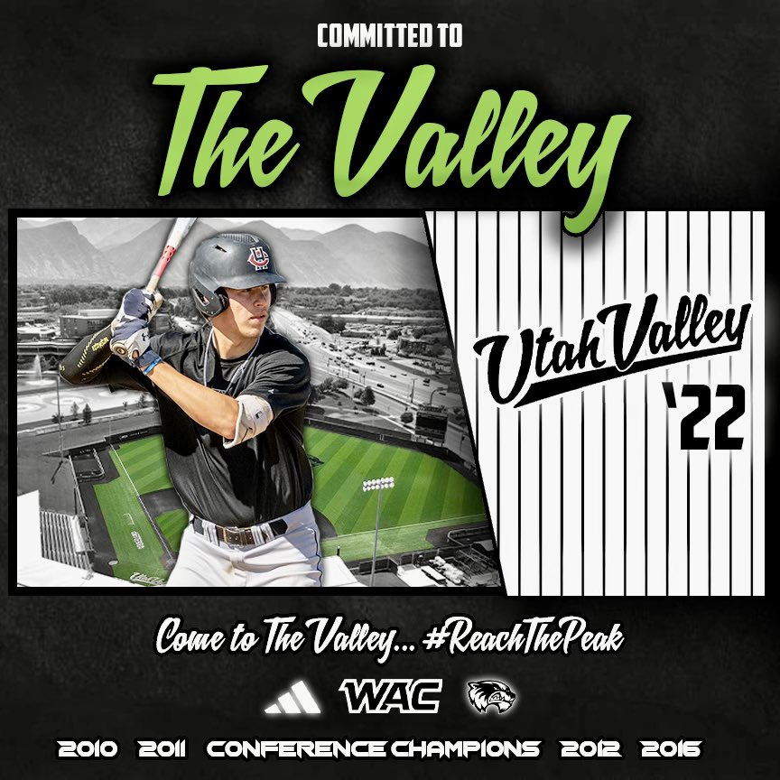 WPeninger's tweet photo. I would like to thank my coaches, parents and teammates for helping me achieve my goal. With that being said, I would like to announce my commitment to Utah Valley University. #ReachThePeak 🏔 https://t.co/YIp2aGkBUU