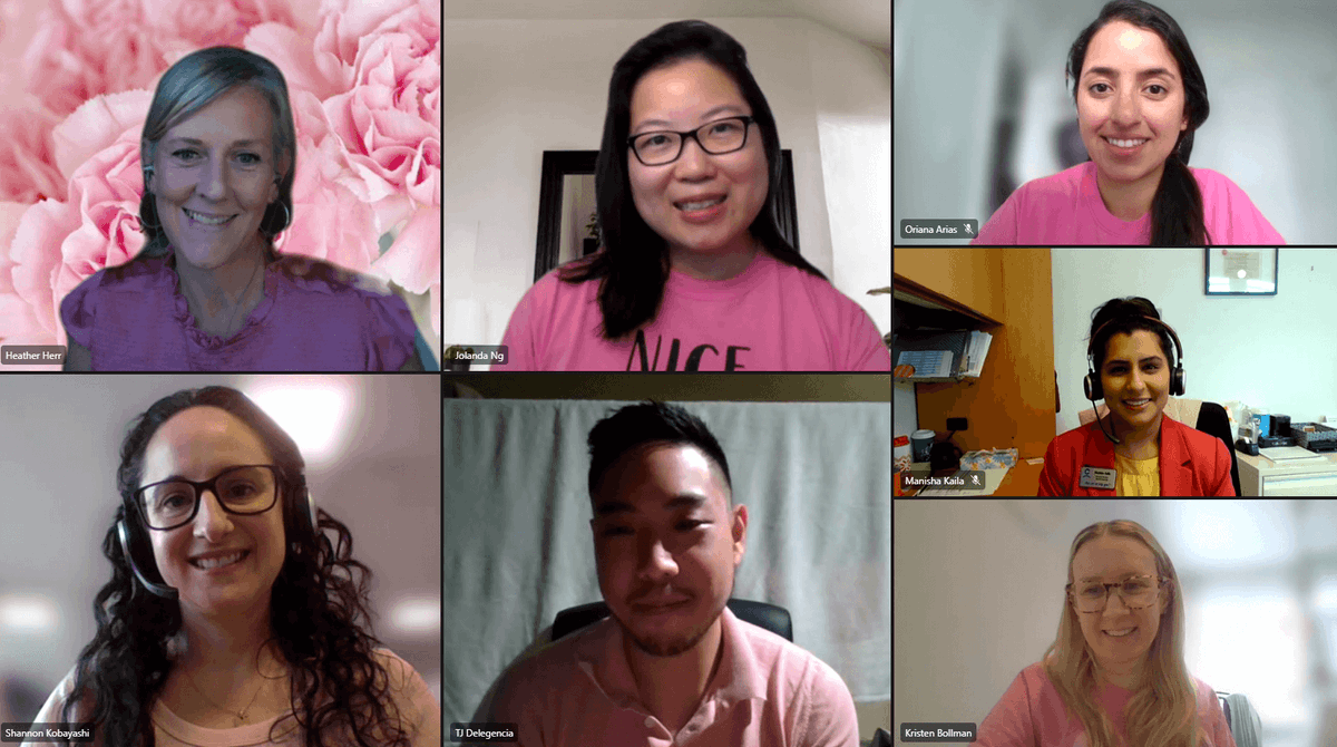 Coast_Capital's tweet photo. Today we wear pink for #PinkShirtDay. We all have a responsibility to create safe and inclusive spaces where everyone feels empowered to be their authentic self. Pictured: Our Youth Affinity Network in pink to raise awareness for anti-bullying. https://t.co/pjuaAKwPYq