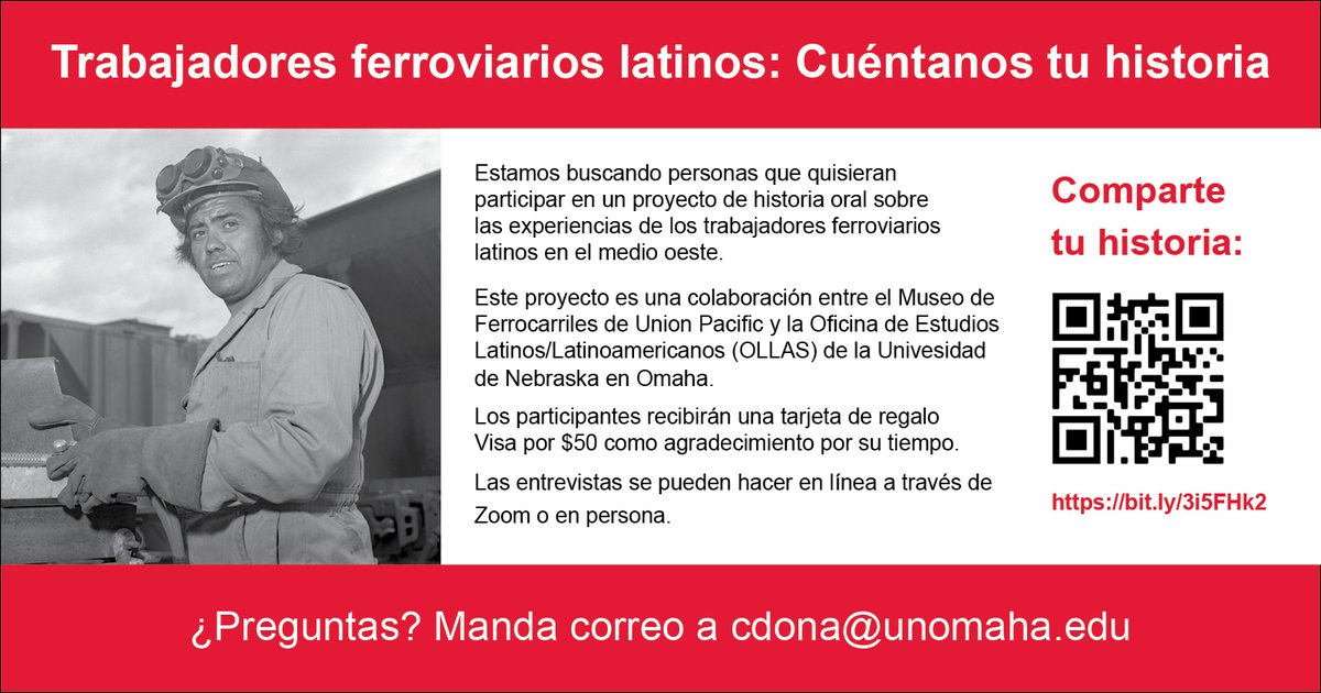 Dr. CristiƔn DoƱa-Reveco (@cristiandona) on Twitter photo We are still looking for #Latinos, #Latinas, #Latinx who would like to share your stories with us.
AĆŗn estamos buscando personas que quieran participar.
<a href="/_IUPLR/">Inter-University Program for Latino Research</a> | <a href="/lasalatinx/">LASA LATINX</a> | <a href="/ASALatSoc/">ASA Latina/o Soc</a> | <a href="/LatinoHeros/">Forgotten Latino History</a> | <a href="/Latinohistory/">Stephen Pitti</a> | @SLC_Latino | <a href="/latinomuseum/">Friends of the Nat'l Museum of the American Latino</a> We are still looking for #Latinos, #Latinas, #Latinx who would like to share your stories with us.
AĆŗn estamos buscando personas que quieran participar.
<a href="/_IUPLR/">Inter-University Program for Latino Research</a> | <a href="/lasalatinx/">LASA LATINX</a> | <a href="/ASALatSoc/">ASA Latina/o Soc</a> | <a href="/LatinoHeros/">Forgotten Latino History</a> | <a href="/Latinohistory/">Stephen Pitti</a> | @SLC_Latino | <a href="/latinomuseum/">Friends of the Nat'l Museum of the American Latino</a>