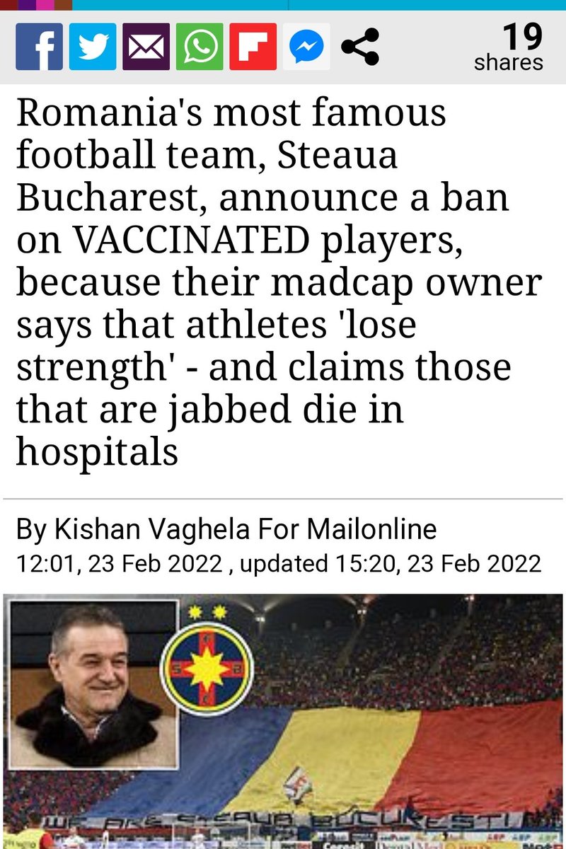 hugotalks1's tweet photo. Football team banning jabbed players https://t.co/IS113CoEFB