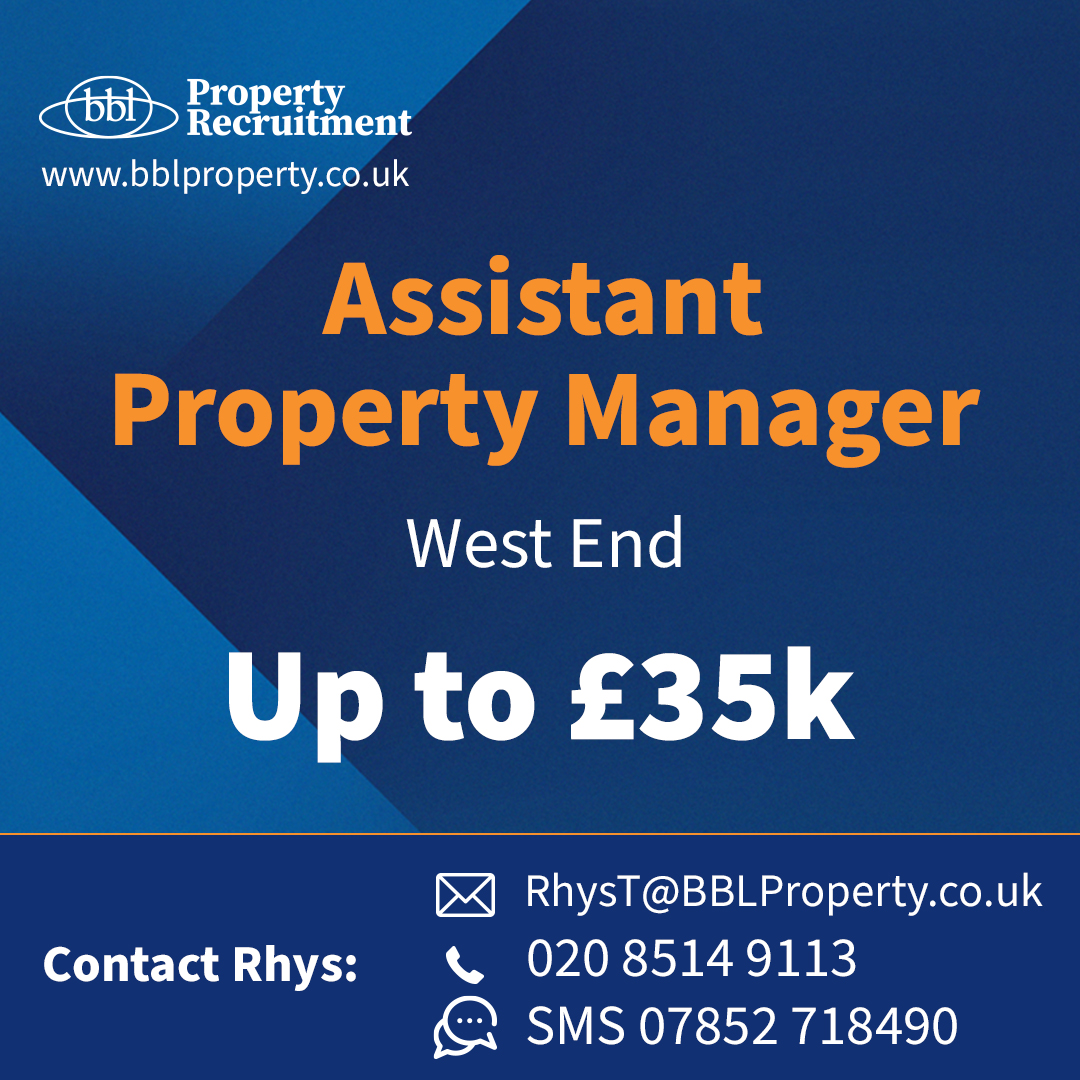 BBL Recruitment (@bblproperty) on Twitter photo To find out more about this exciting role get in touch with our senior recruitment consultant Rhys. Full discretion and no obligation:
📧RhysT@bblproperty.co.uk
📞0208 514 9113
#bblproperty #propertymanagement #westend To find out more about this exciting role get in touch with our senior recruitment consultant Rhys. Full discretion and no obligation:
📧RhysT@bblproperty.co.uk
📞0208 514 9113
#bblproperty #propertymanagement #westend