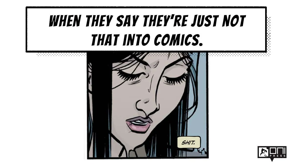 OniPress's tweet photo. Heartbreak comes in many forms. 😥💔 

Artwork from Heartthrob Season 3: Stop Draggin’ My Heart Around
Creative team: @XTop, @RobertWilsonIV, #NickFilardi and @CCrank

#Comics #ValentinesDay #Dating #OniPress #GraphicNovel https://t.co/xp5QWRCz7K