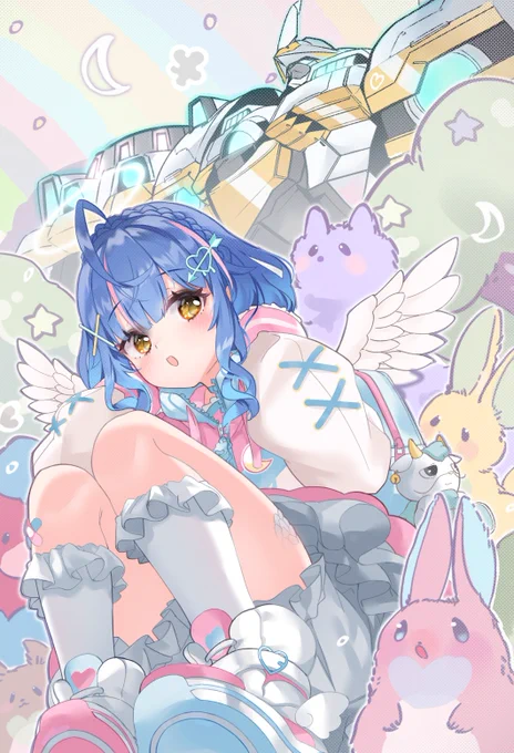 #絵こころ #あまみゃ新衣装 #遊戯王OCG 
『わくわくアミャゼウス』 