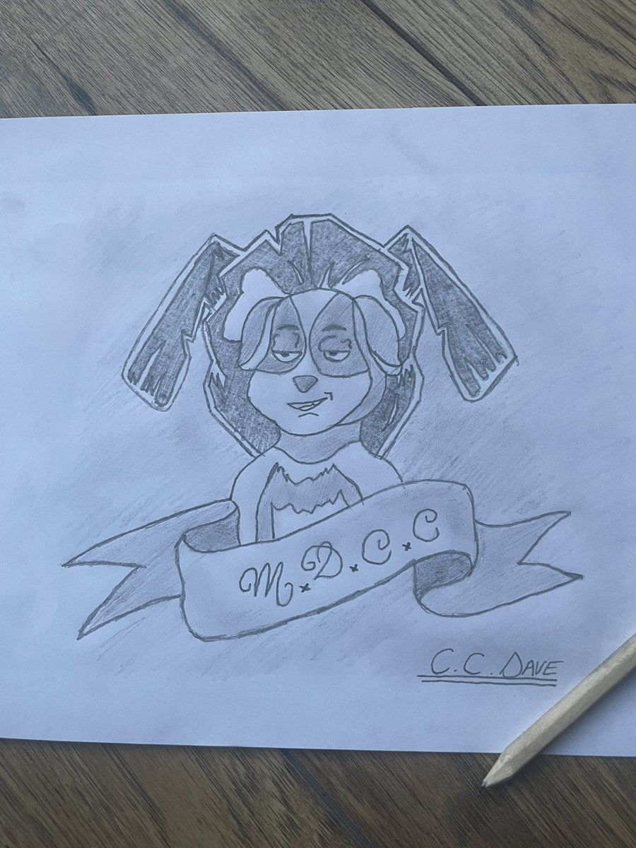 Not drawn anything in well over 10years, ended up really enjoying it to be honest :) surprisingly relaxing:) thanks <a href="/MadDogCarClub/">Mad Dog</a>  for the motivation. #MDCCFanArt. <a href="/CoopZack/">DragonBoyZ</a>  <a href="/MarjanNevesht/">Marjan_SLO</a>  <a href="/Quote_Machine_/">MeanWhatISaySayWhatIMean</a>